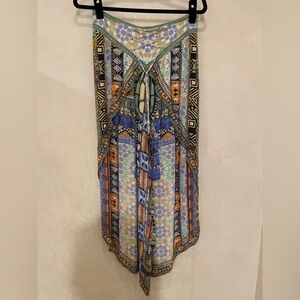 Camilla Franks, Lace Up Multi Wrap Over Harem Pants, 100 % Silk, Size 3